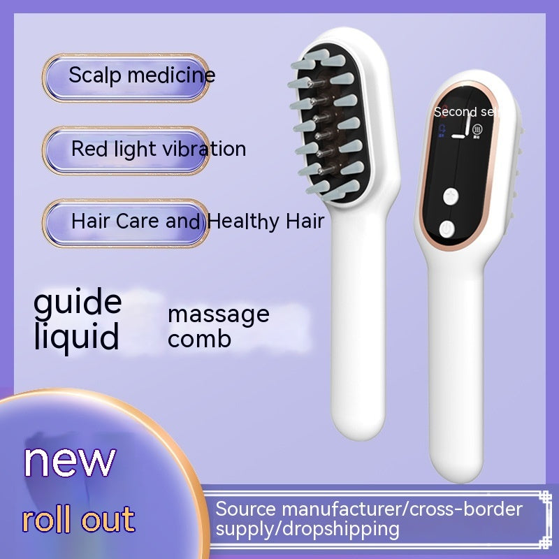 Scalp Medicine Feeder Care Massage Blue Light Red Light Hair Growth Tonic Import Comb