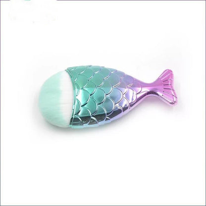 Gradient Mermaid Makeup Brush Set