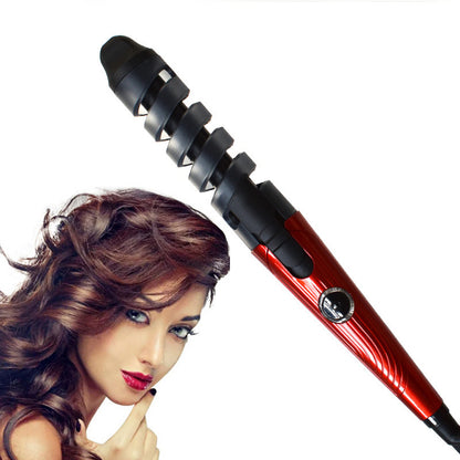 Professional hair curler roller magic spiral curling iron