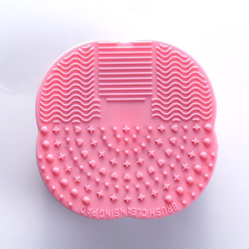 Makeup brush cleaning pad cleaning pad